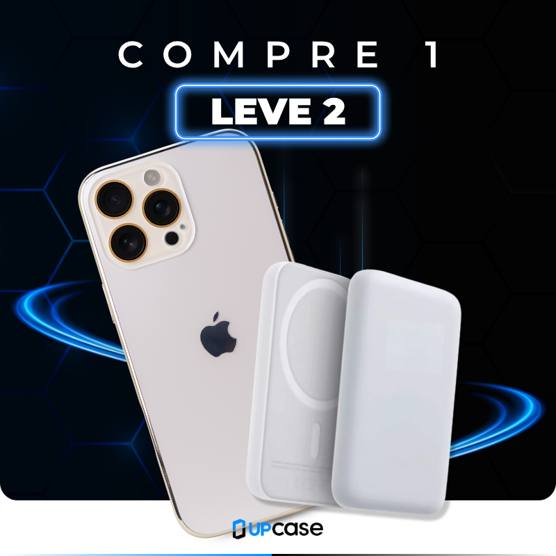 Combo Case UpSafe + Carregador Portátil Compre 1 e Leve 2