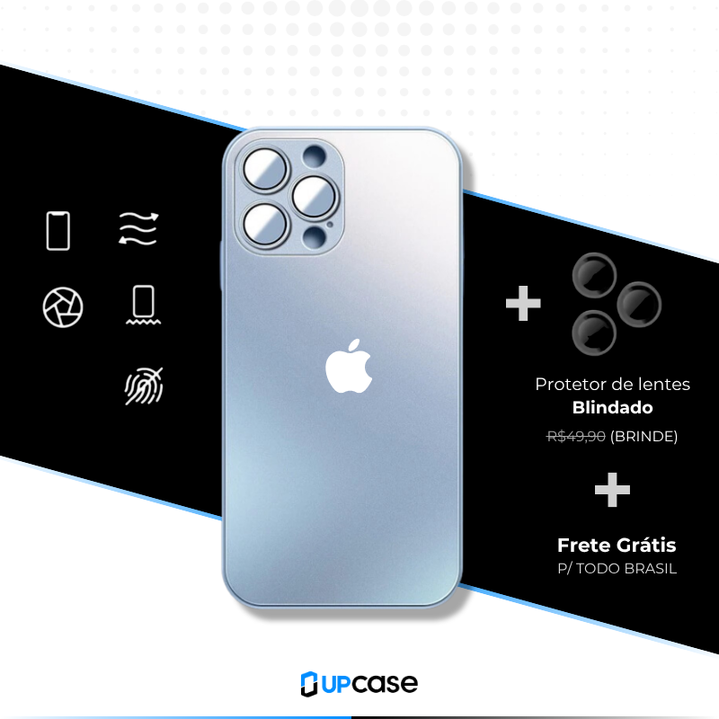 Case SafeGlass® - Vidro Temperado Fosco