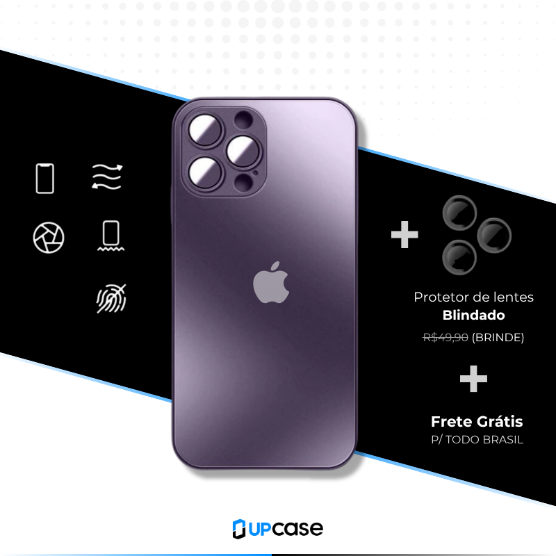 Case SafeGlass® - Vidro Temperado Fosco