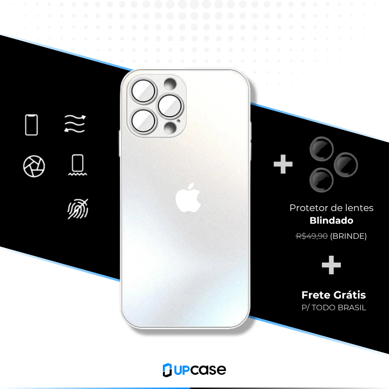 Case SafeGlass® - Vidro Temperado Fosco